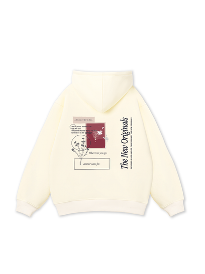 Áo Hoodie Nỉ Bông TROPICAL At Least We Fell In Love