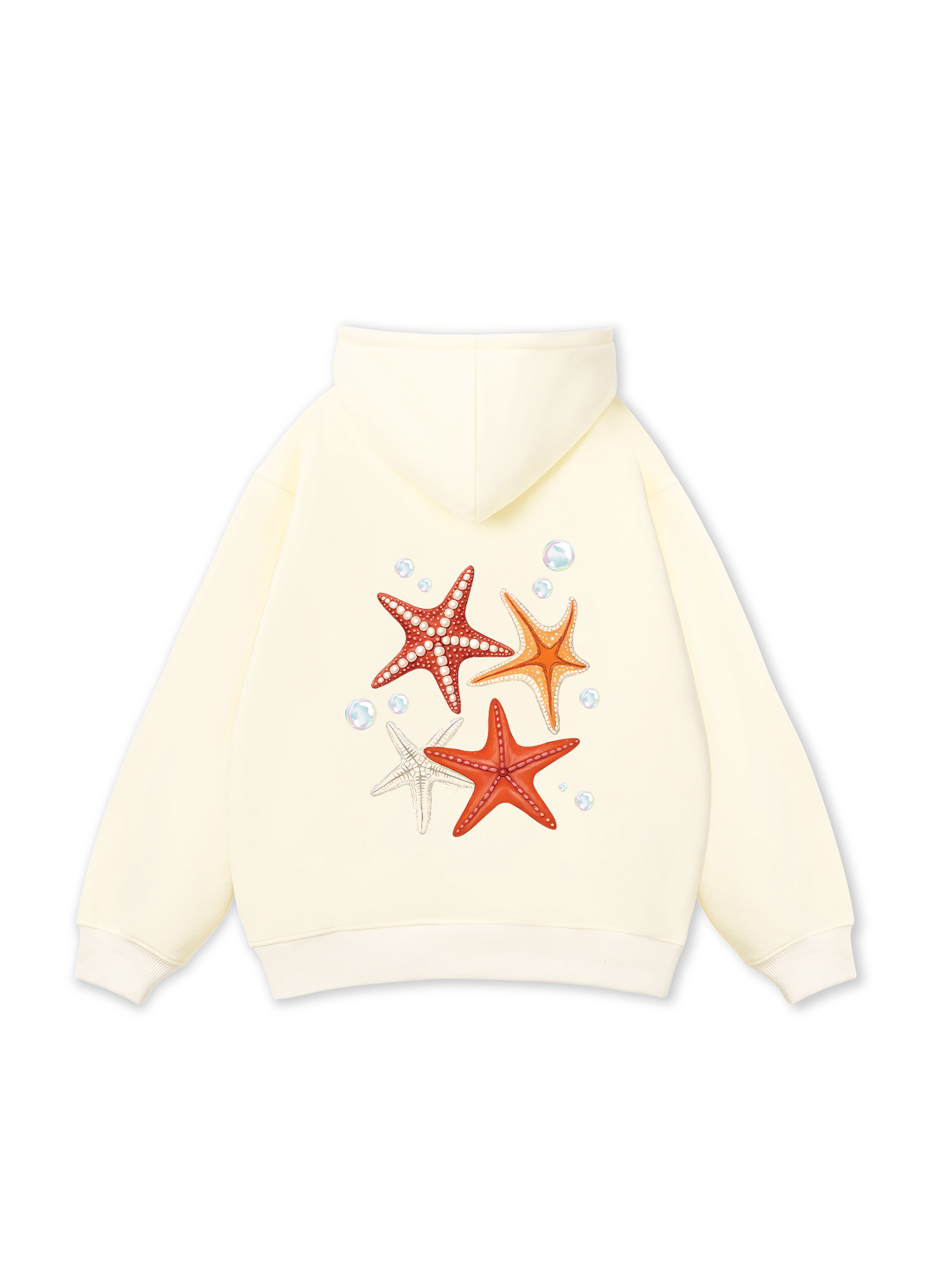 Ocean Orange StarFish Hoodie