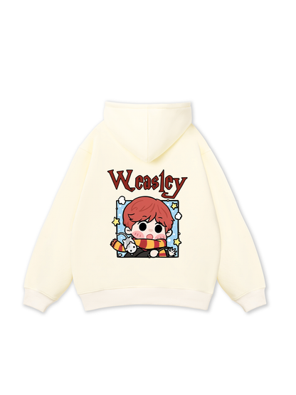 Áo Hoodie Nỉ Bông Harrry Potter Weasley Chibi