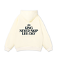 Áo Hoodie Nỉ Bông King Never Skip Leg Day