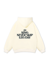 Áo Hoodie Nỉ Bông King Never Skip Leg Day