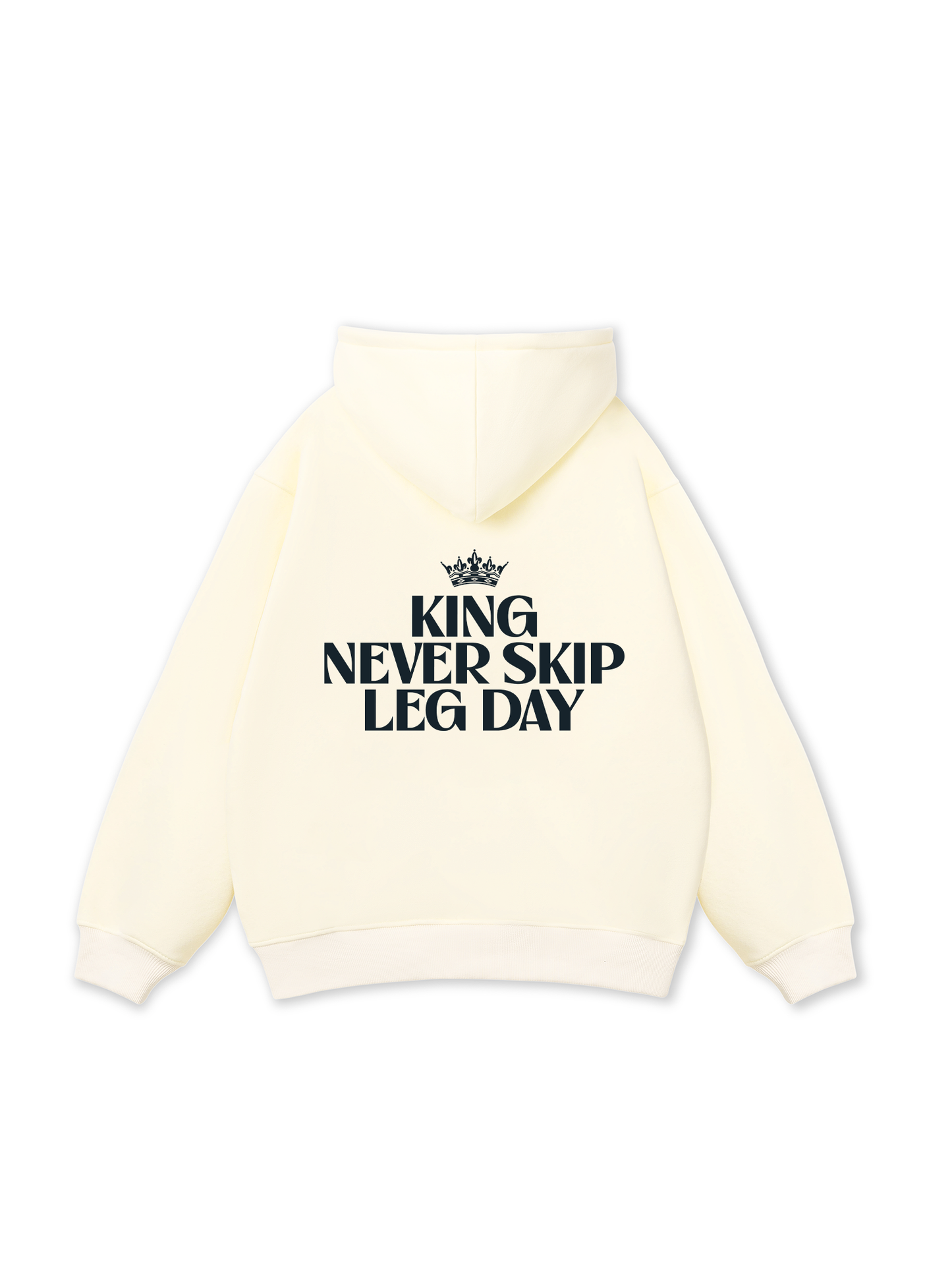 Áo Hoodie Nỉ Bông King Never Skip Leg Day