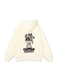 Coffee & Flowers Oversized Hoodie