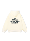 Áo Hoodie Nỉ Bông Queen Never Skip Leg Day