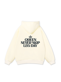 Áo Hoodie Nỉ Bông Queen Never Skip Leg Day
