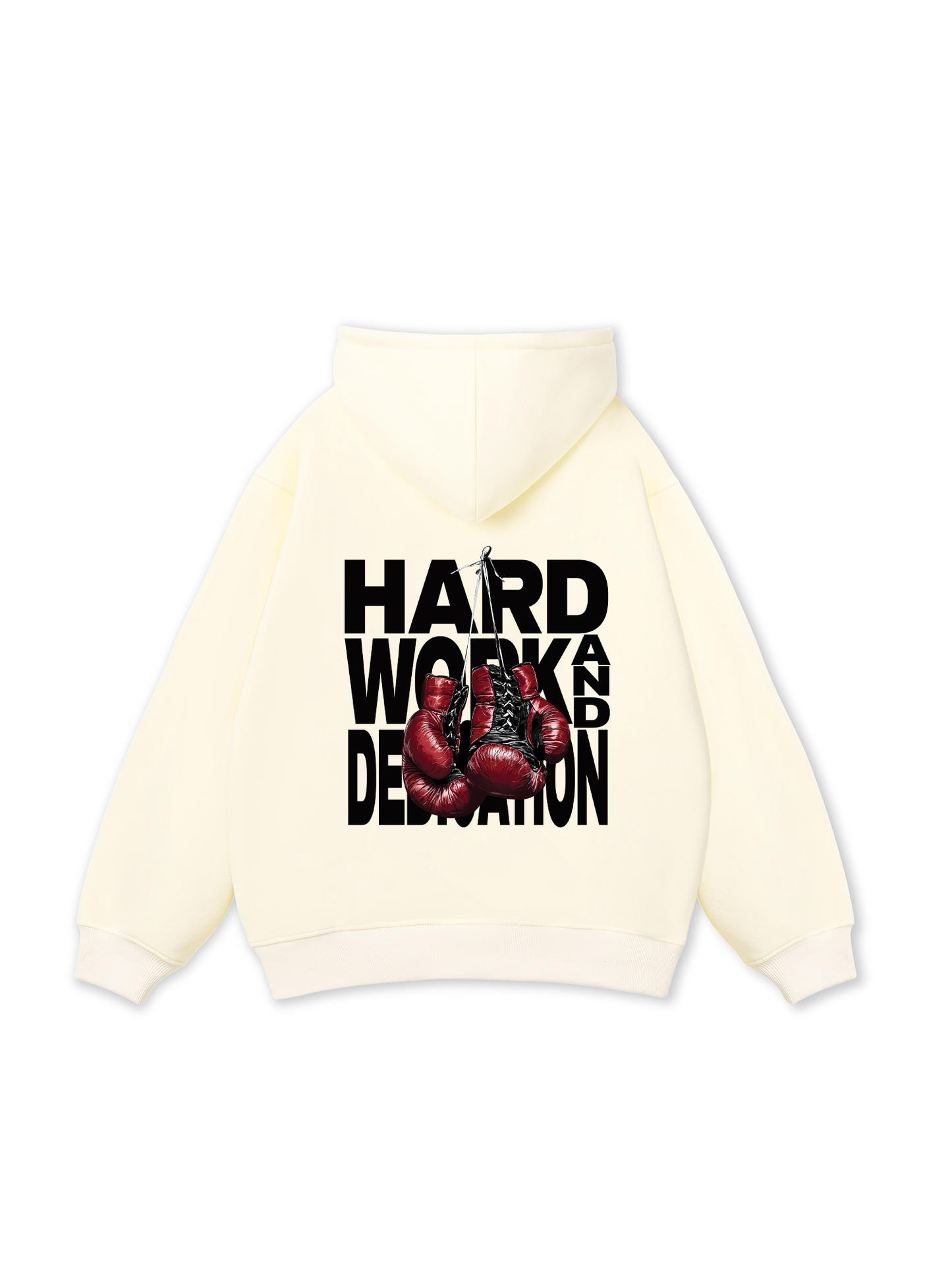 Áo Hoodie Nỉ Bông Fitnes Hard Work And Dedication