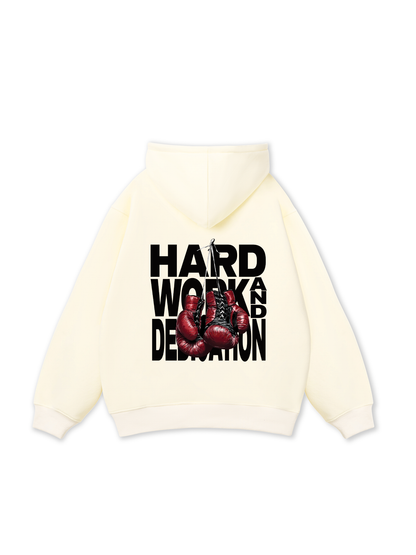 Áo Hoodie Nỉ Bông Fitnes Hard Work And Dedication