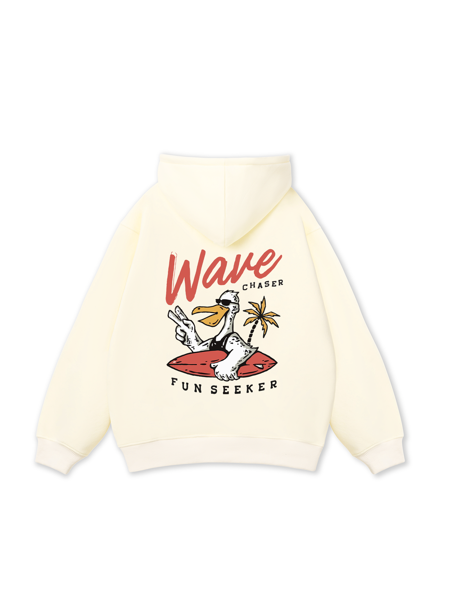 Ocean Duck Waves  Hoodie
