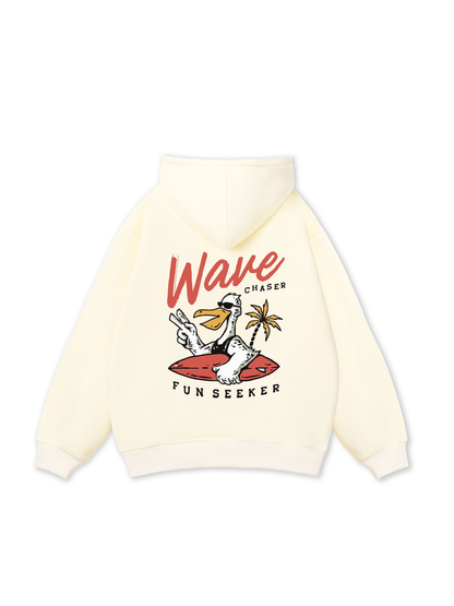 Ocean Duck Waves  Hoodie