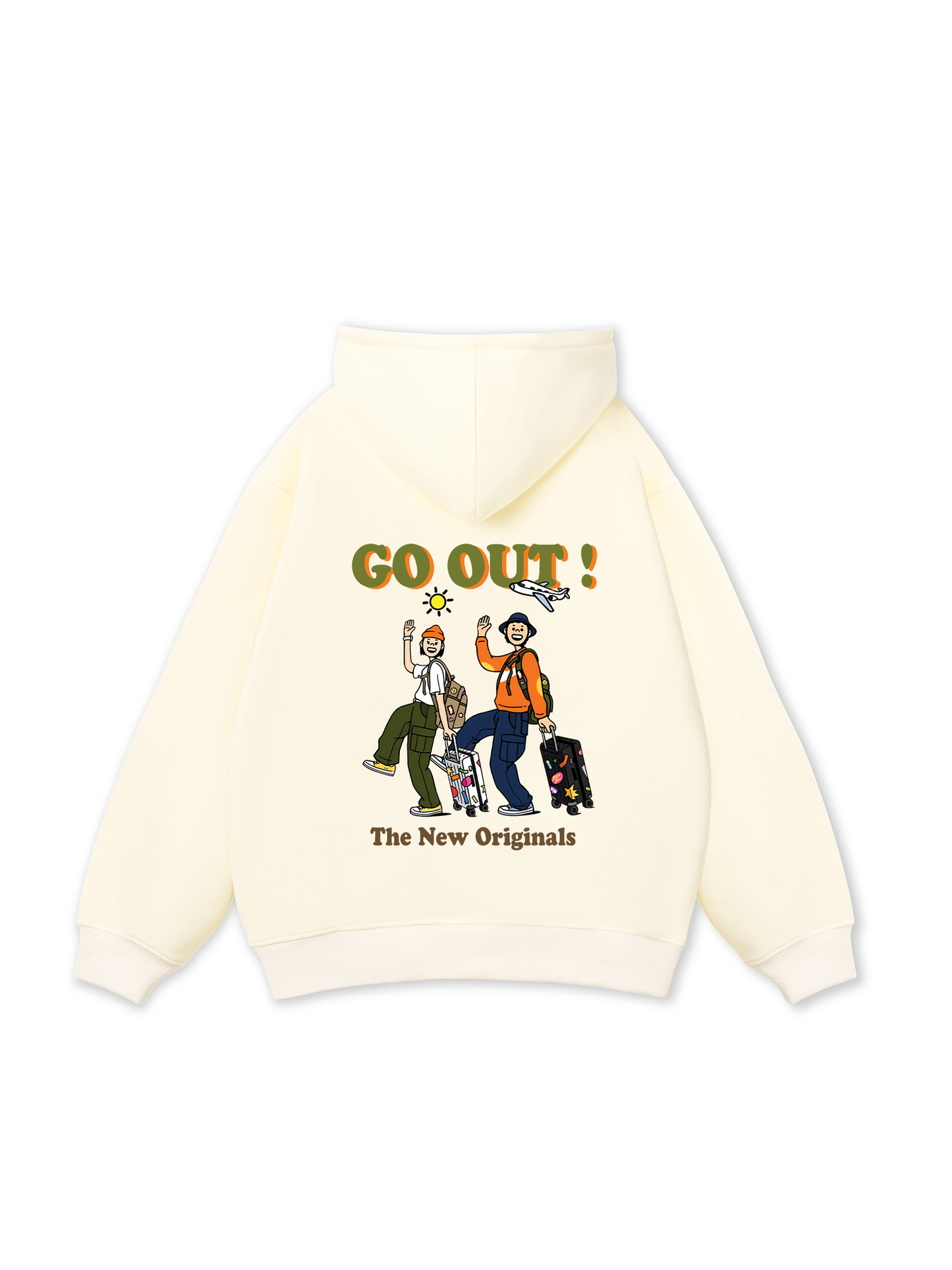 Áo Hoodie Nỉ Bông Weekend Go Out