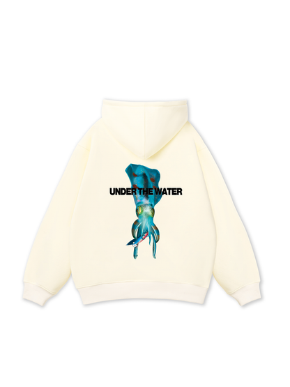 Ocean Under The Water Squid Ocean IRIE FISHING CLUB  Hoodie