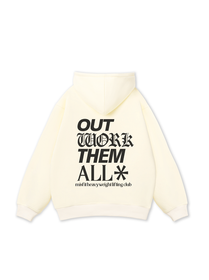 Áo Hoodie Nỉ Bông Out Work Them All