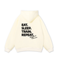 Áo Hoodie Nỉ Bông Eat Sleep Train Repeat