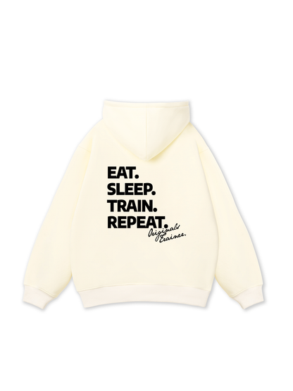 Áo Hoodie Nỉ Bông Eat Sleep Train Repeat