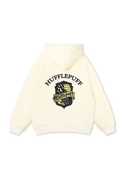 Áo Hoodie Nỉ Bông Harry Potter Huflepuff Vintage