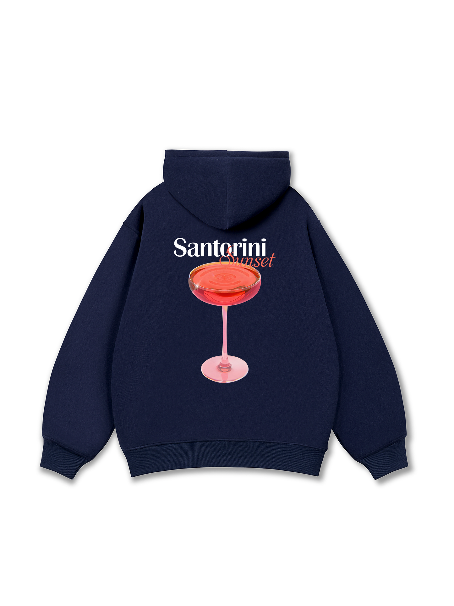 Fresh Santorini Sunset Hoodie
