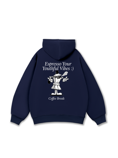 Espresso Your Youthful Vibes Hoodie