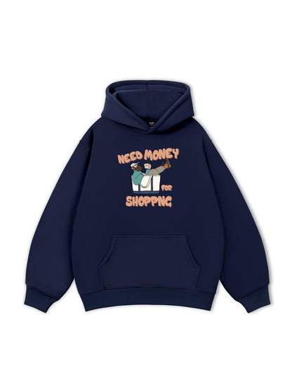 Áo Hoodie Nỉ Bông Weekend Need Money For Shopping