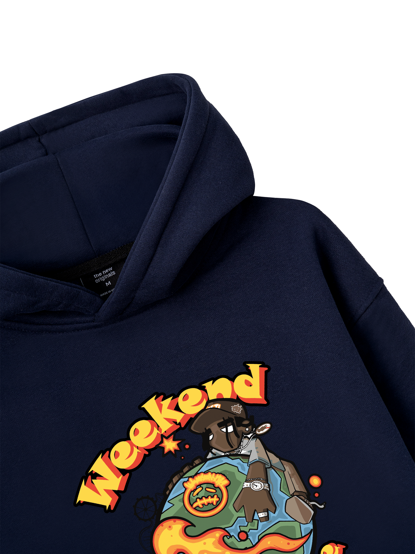 Áo Hoodie Nỉ Bông Weekend On Fire