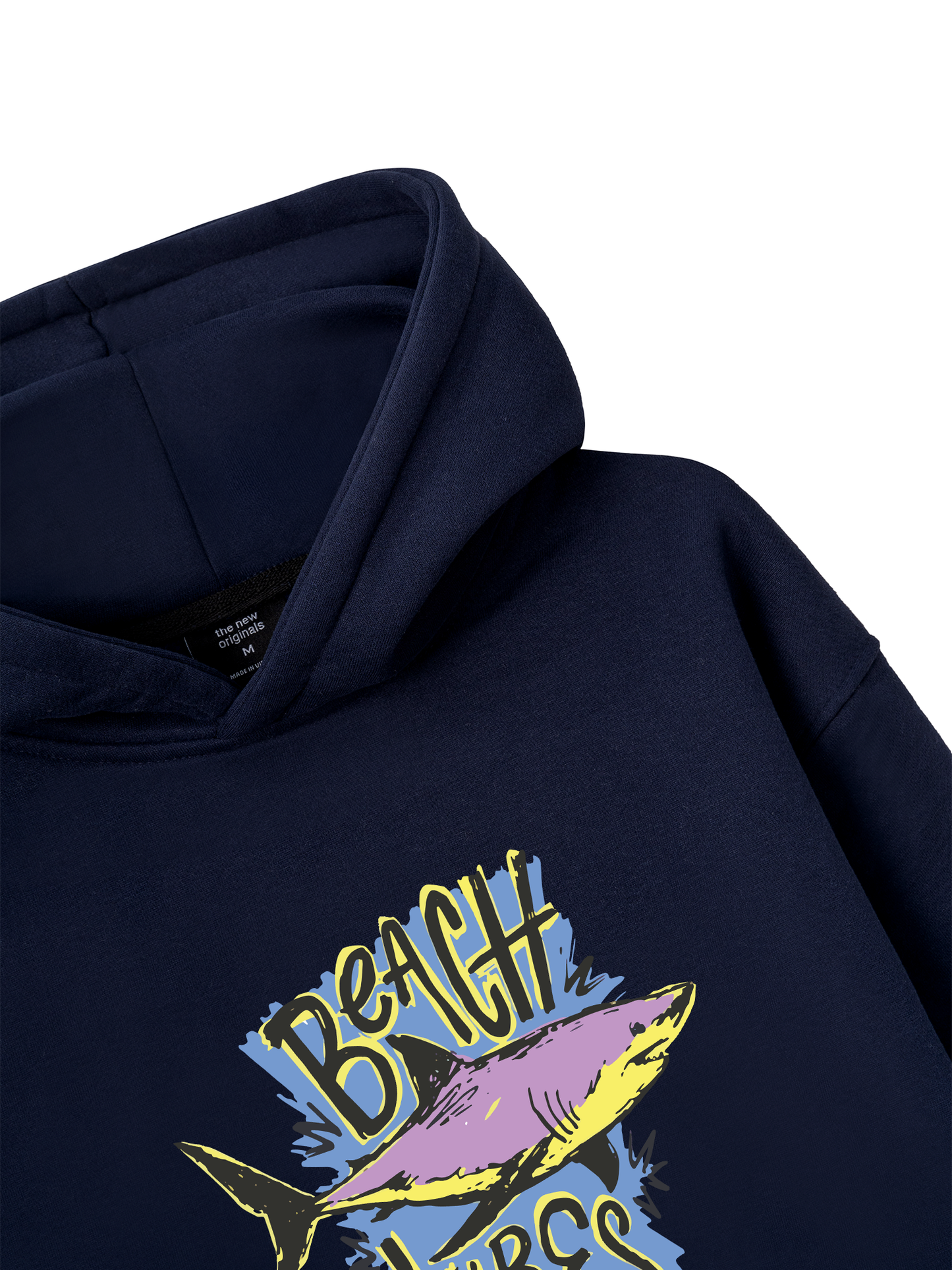 Ocean Beach Vibes Shark  Hoodie