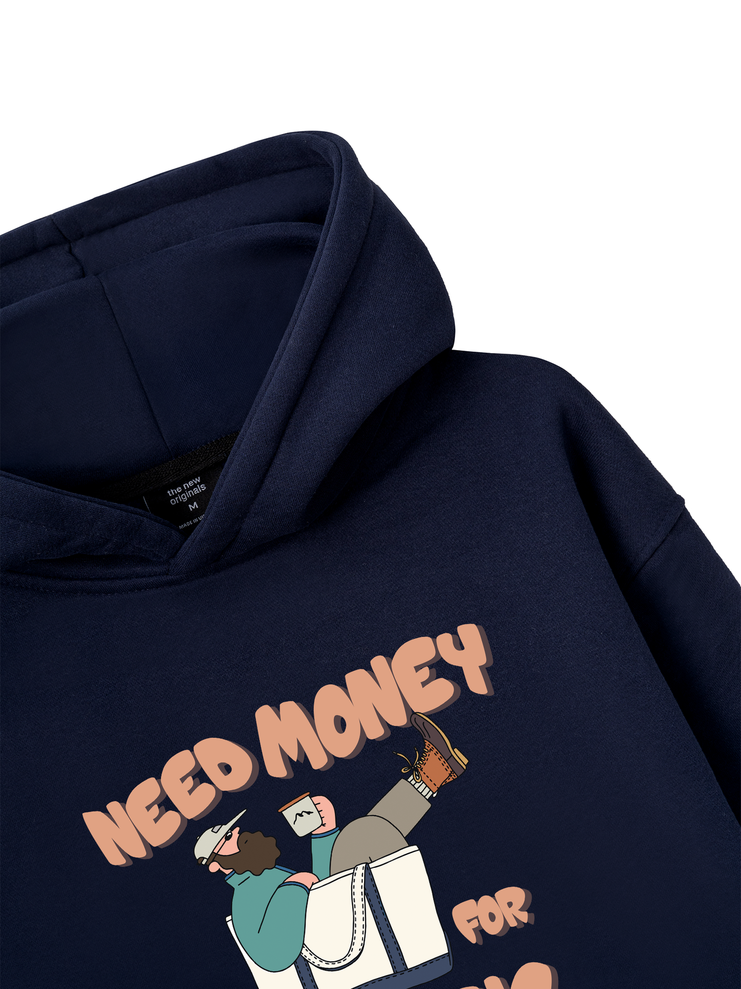 Áo Hoodie Nỉ Bông Weekend Need Money For Shopping