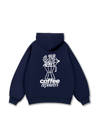 Coffee & Flowers Oversized Hoodie