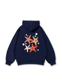 Ocean Orange StarFish Hoodie