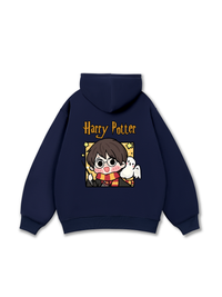 Áo Hoodie Nỉ Bông Harry Potter Chibi