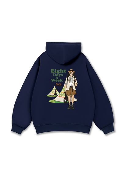 Eight Days A Week Girl Hoodie