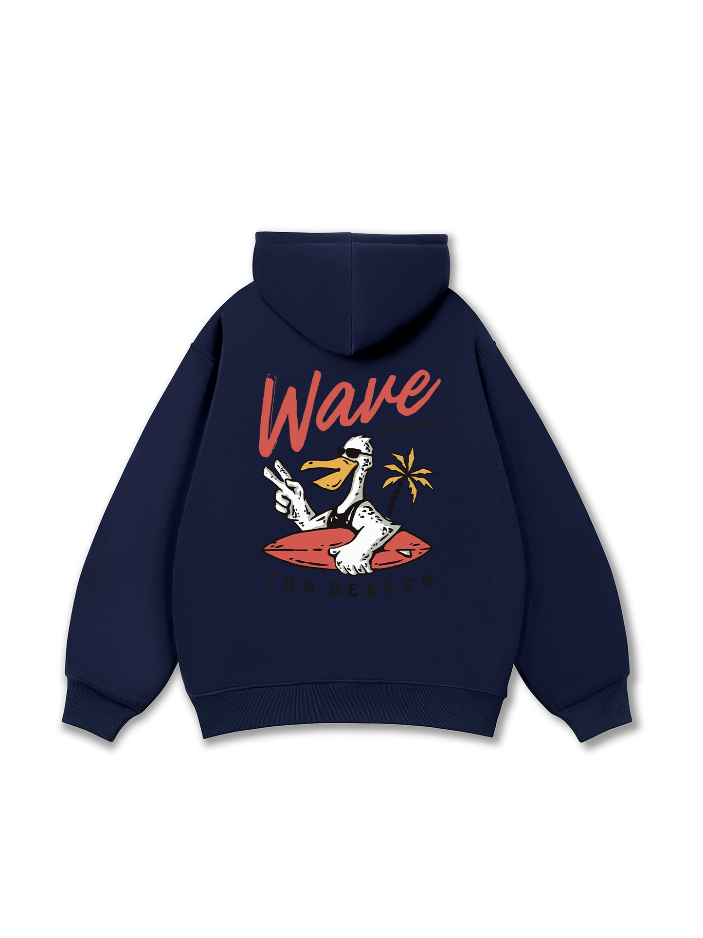 Ocean Duck Waves  Hoodie