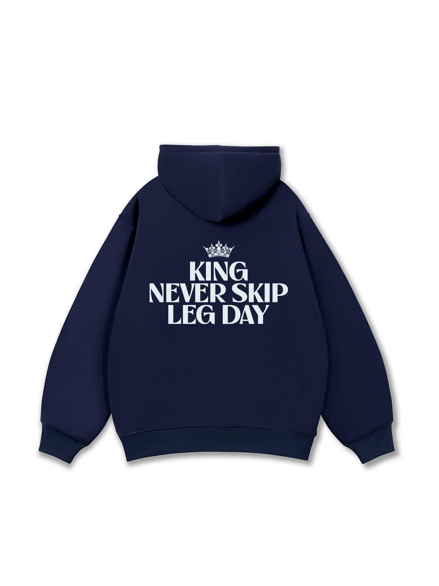 Áo Hoodie Nỉ Bông King Never Skip Leg Day