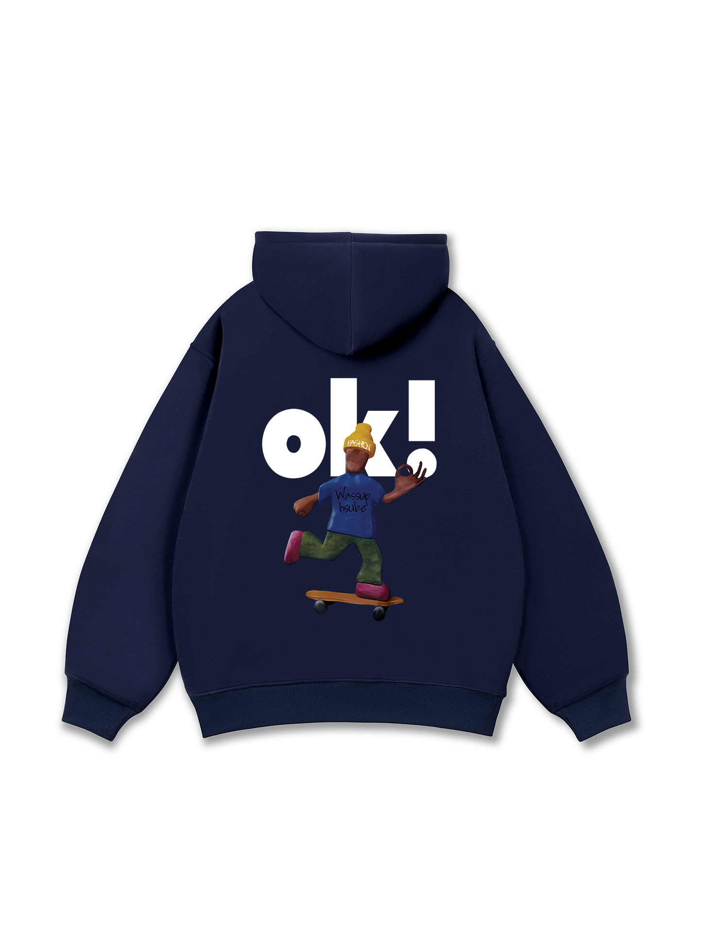 Áo Hoodie Nỉ Bông Weekend OK Skate