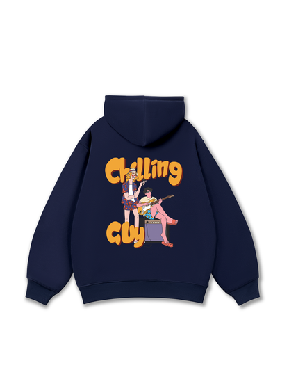 Áo Hoodie Nỉ Bông Weekend Chilling Guy