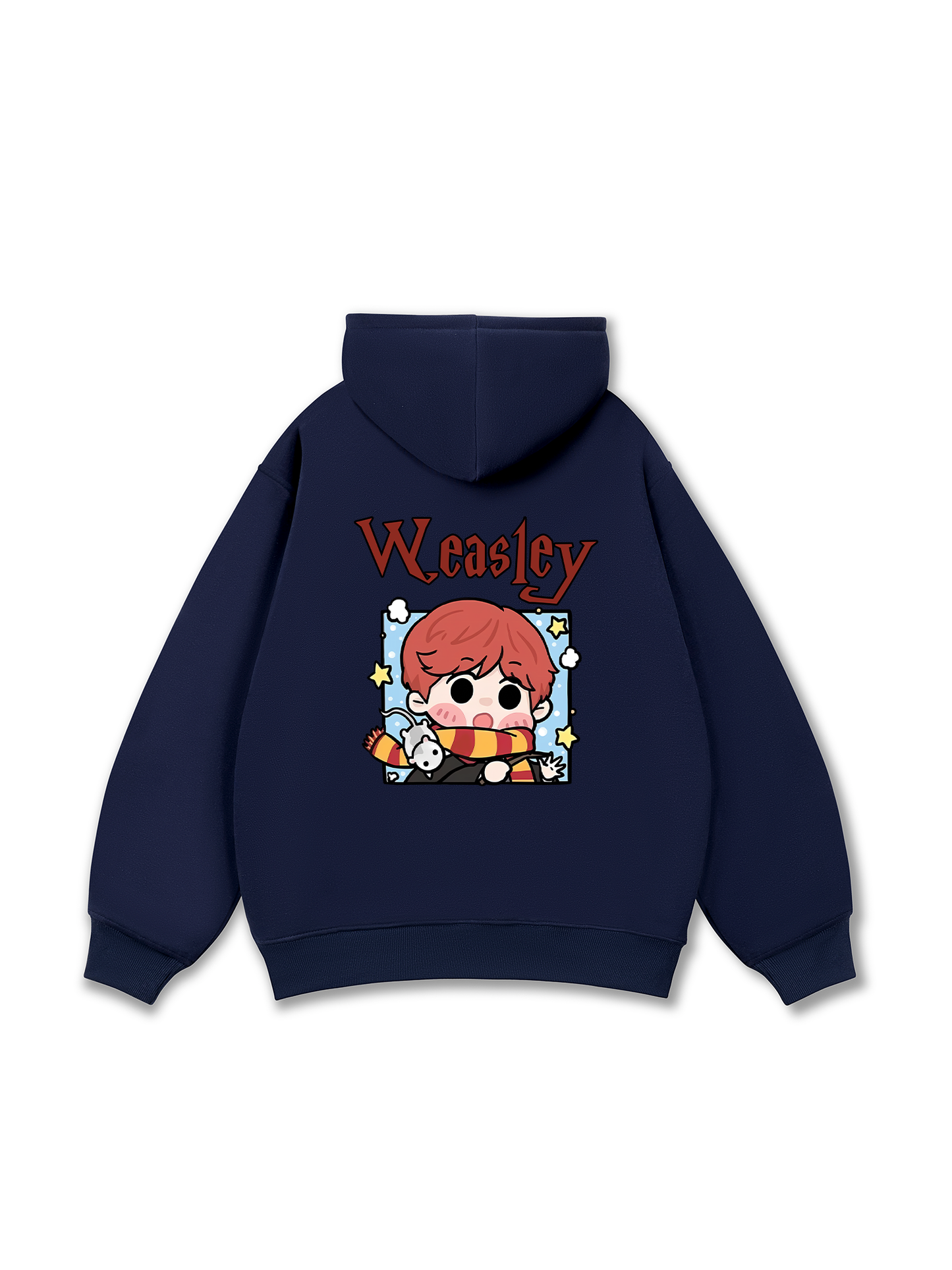 Áo Hoodie Nỉ Bông Harrry Potter Weasley Chibi