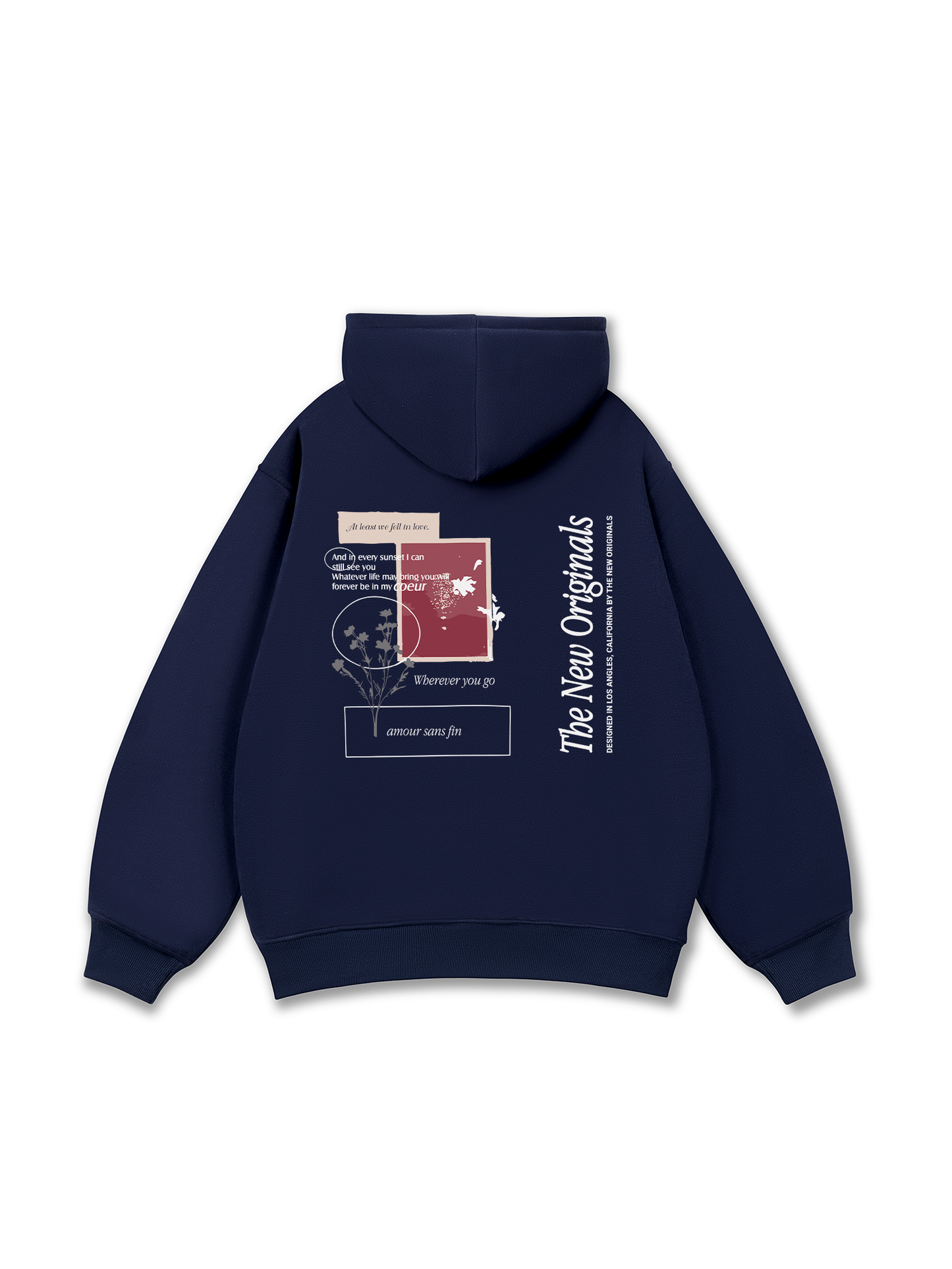 Áo Hoodie Nỉ Bông TROPICAL At Least We Fell In Love