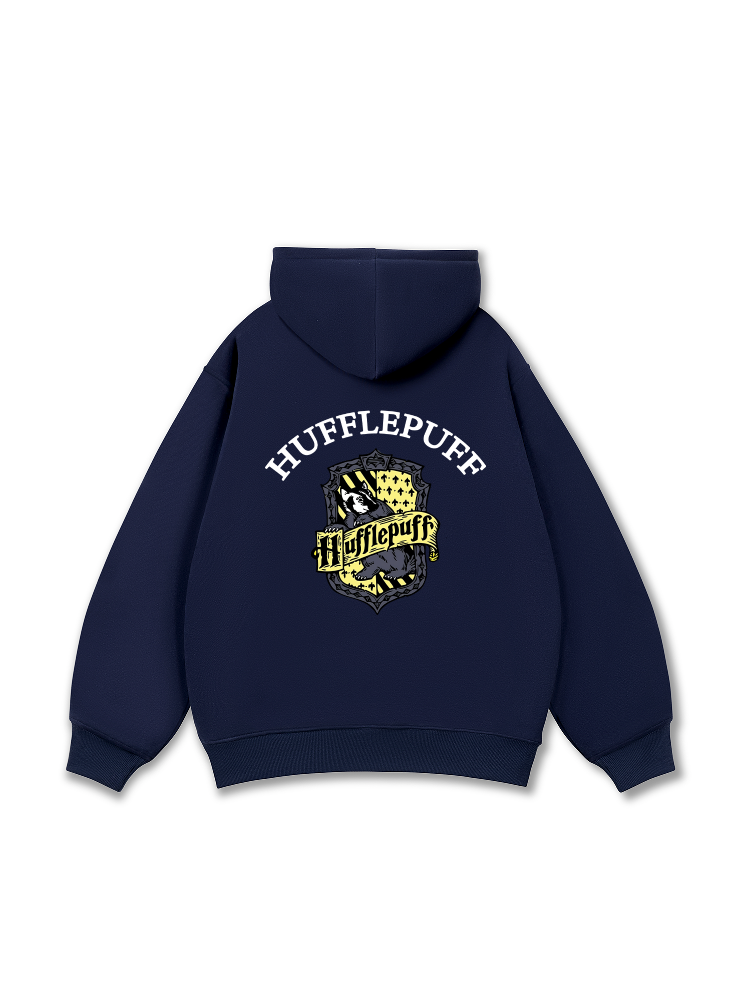 Áo Hoodie Nỉ Bông Harry Potter Huflepuff Vintage