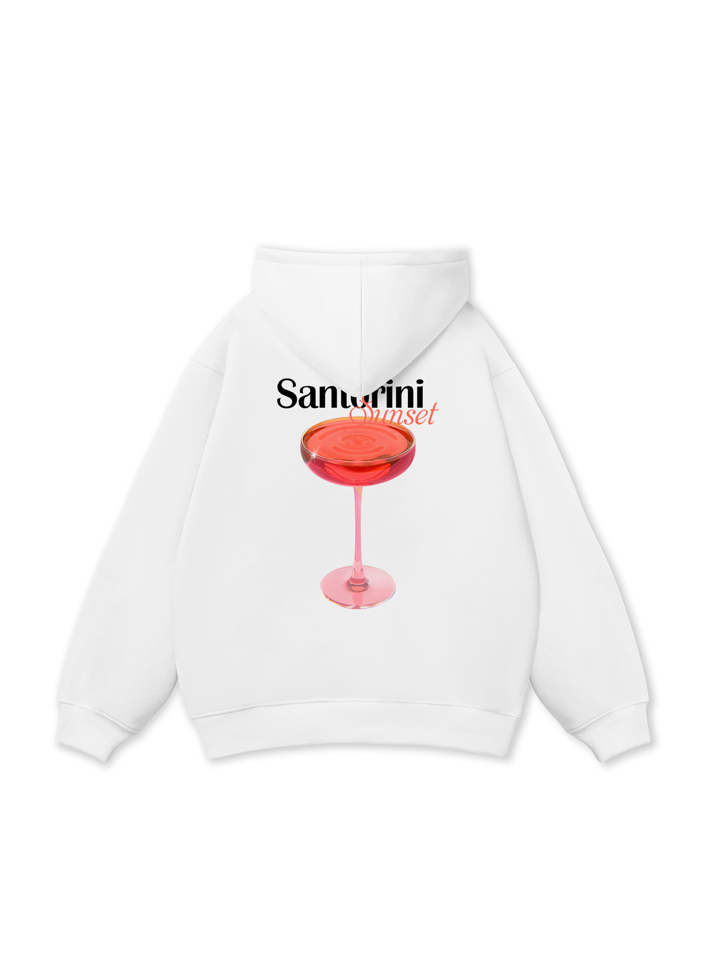 Fresh Santorini Sunset Hoodie