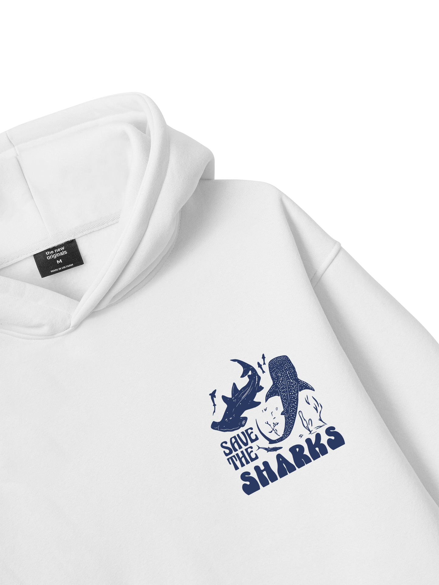 Ocean Save The Shark  Hoodie
