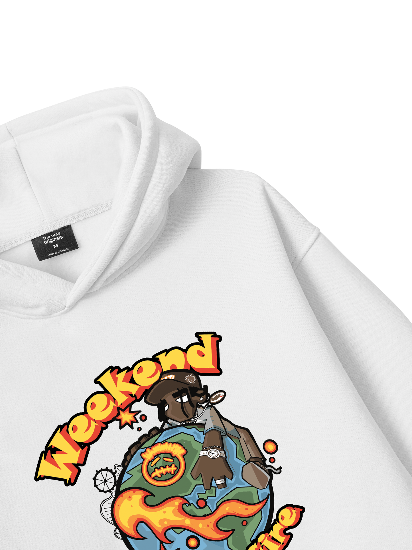 Áo Hoodie Nỉ Bông Weekend On Fire