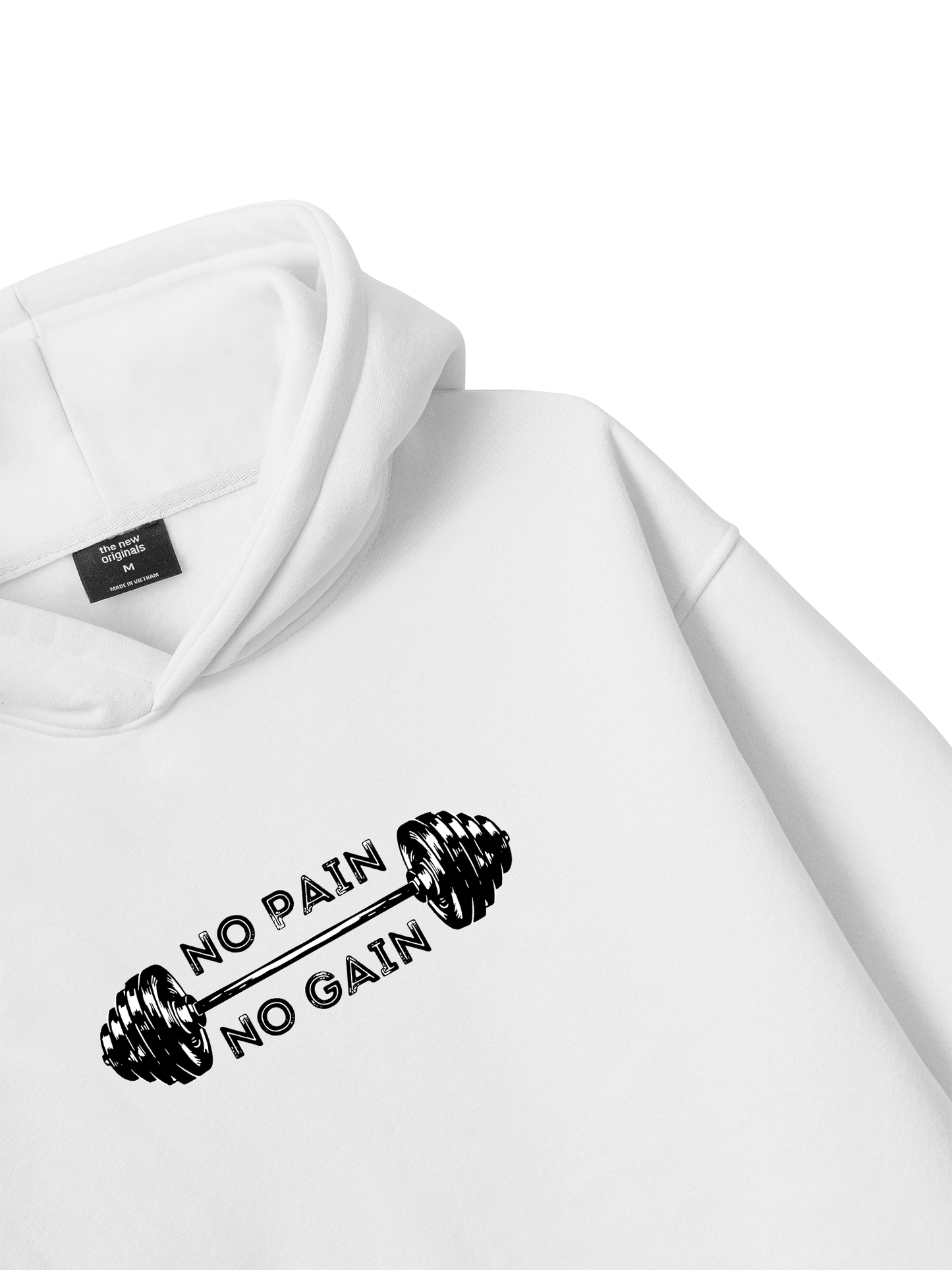 Áo Hoodie Nỉ Bông No Pain No Gain