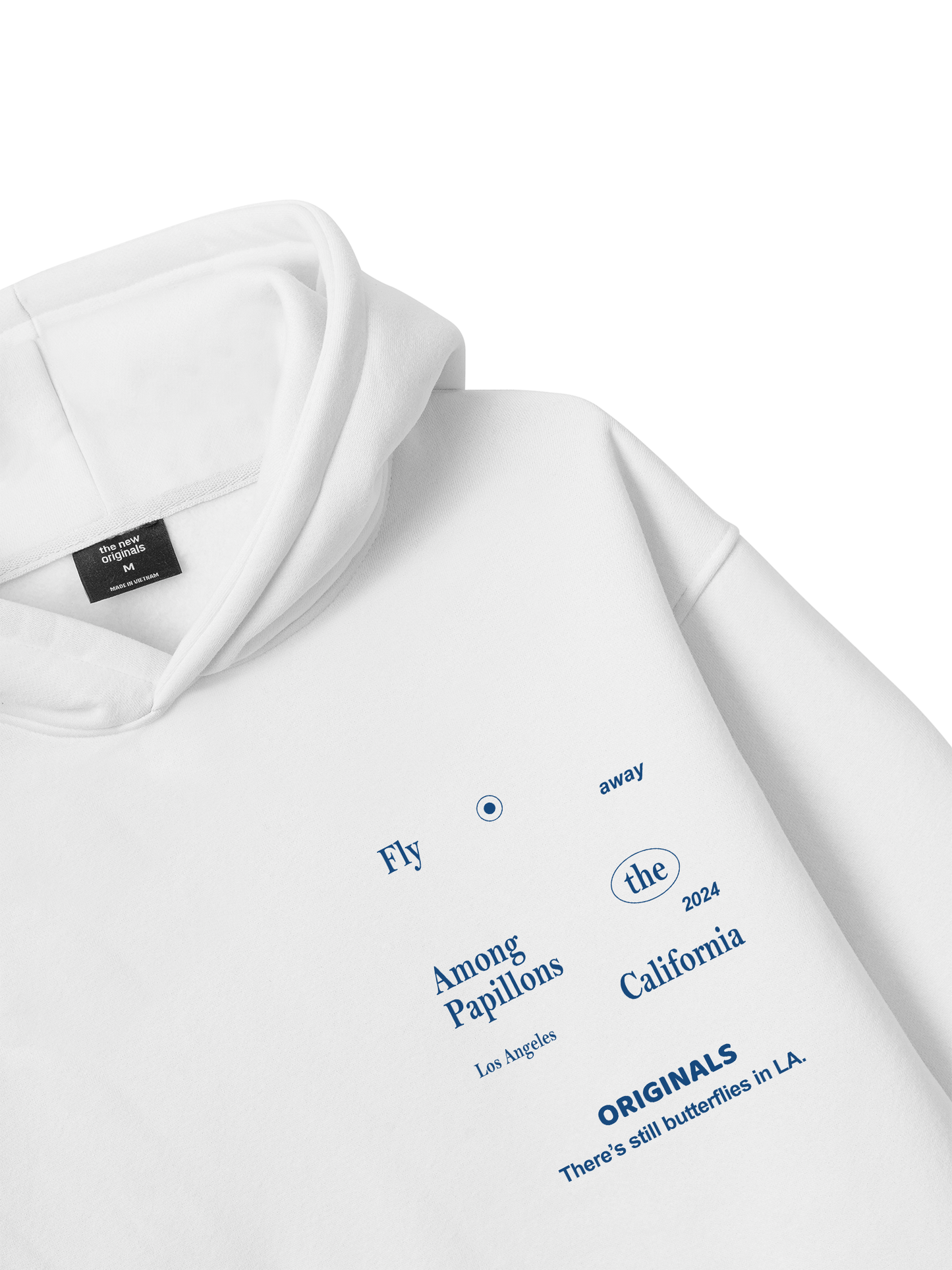 Áo Hoodie Nỉ Bông TROPICAL Butterflies in LA