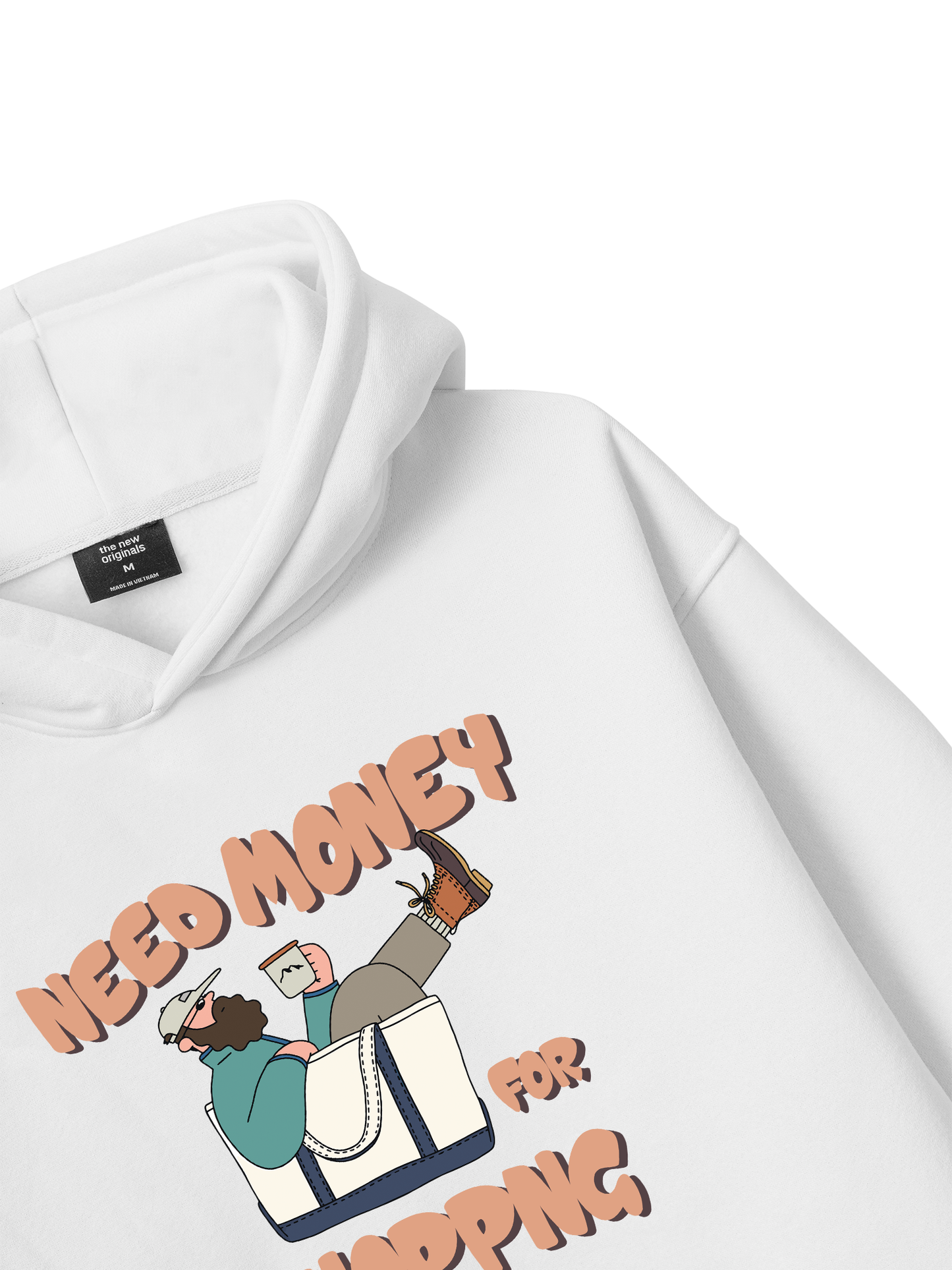 Áo Hoodie Nỉ Bông Weekend Need Money For Shopping