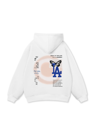 Áo Hoodie Nỉ Bông TROPICAL Butterflies in LA