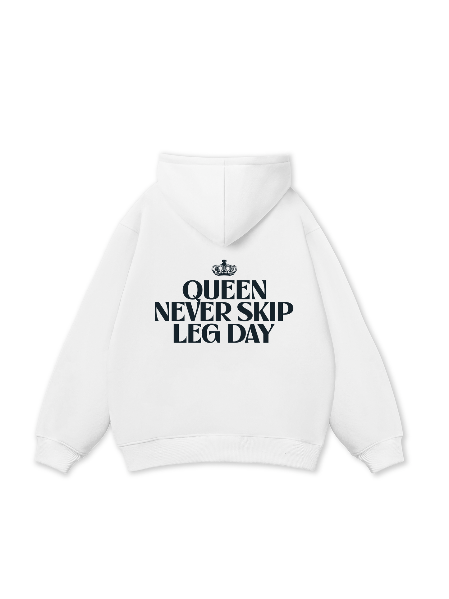 Áo Hoodie Nỉ Bông Queen Never Skip Leg Day