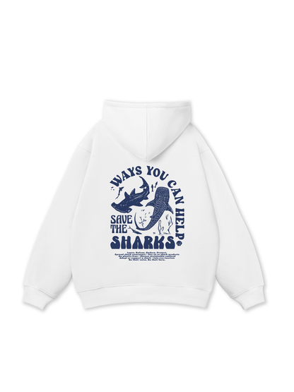 Ocean Save The Shark  Hoodie