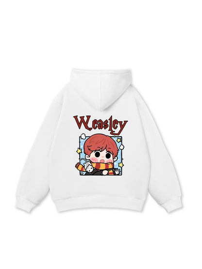 Áo Hoodie Nỉ Bông Harrry Potter Weasley Chibi