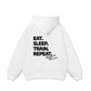 Áo Hoodie Nỉ Bông Eat Sleep Train Repeat