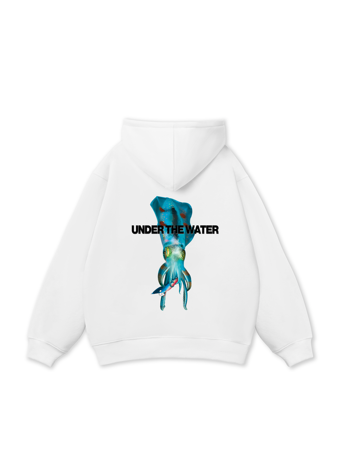 Ocean Under The Water Squid Ocean IRIE FISHING CLUB  Hoodie
