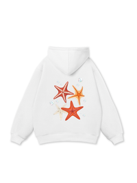 Ocean Orange StarFish Hoodie