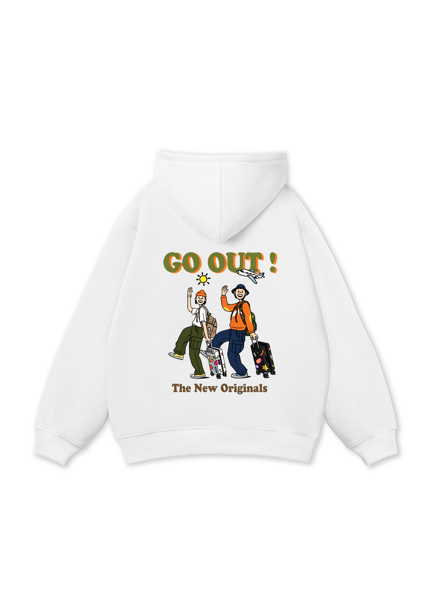 Áo Hoodie Nỉ Bông Weekend Go Out